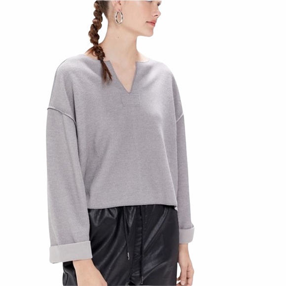 Urban Outfitters Sweaters - URBAN OUTFITTERS Jax Inside Out Notch Neck Top XS